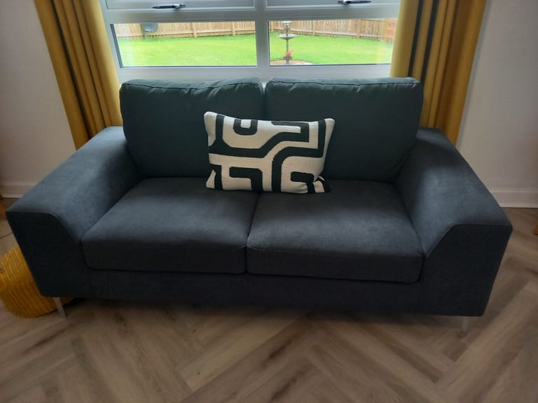 image for 2 Charcoal Grey Sofas