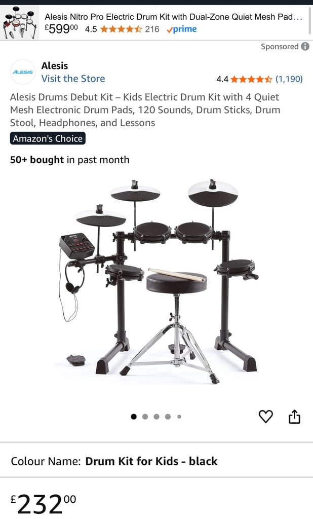 Alesis Debut Kit - Electric Drum kit - kids