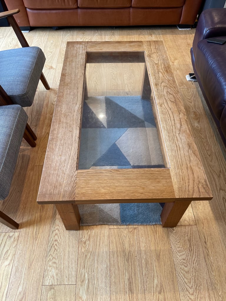 image for Oak wood coffee table
