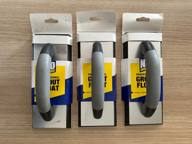 image for 3 x NO NONSENSE GROUT FLOAT  + NO NONSENSE TILE SPACER 3MM 1500 PACK