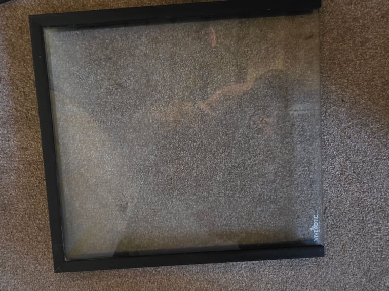 Black vivarium 3ft x 1ft x 1ft glass slidingdoors