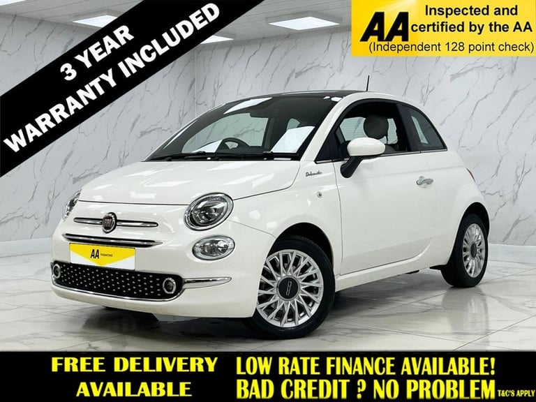 image for 2021 Fiat 500 1.0 MHEV Dolcevita Hatchback 3dr Petrol Manual Euro 6 (s/s) (70 bhp) Hatchback Petr...