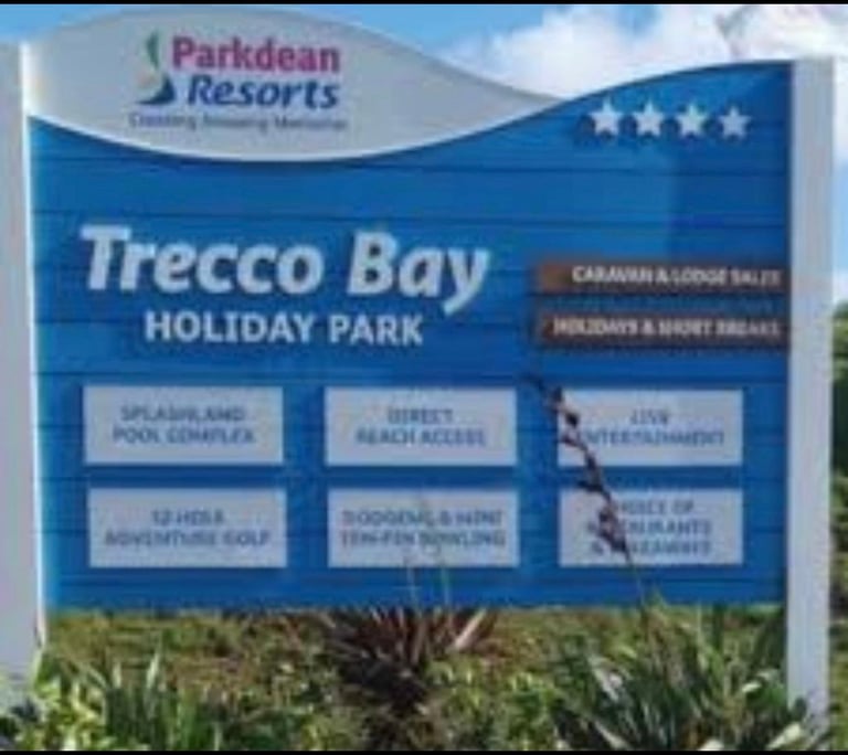 Trecco bay caravan for rent 