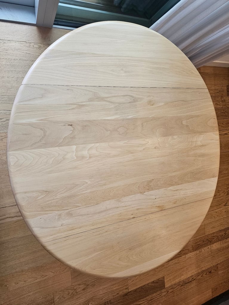 Ercol drop-leaf dining table