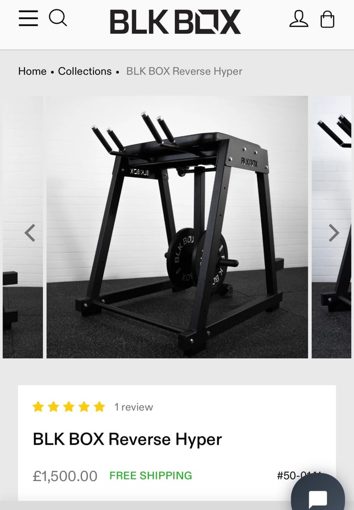 BLK BOX Reverse Hyper - Brand New with attachments