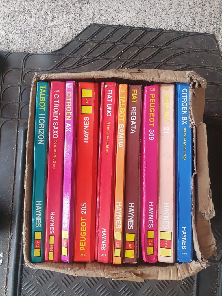 Haynes manuals job lot