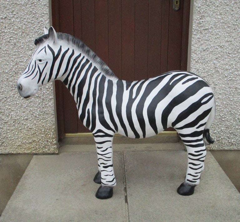Large Zebra Statue