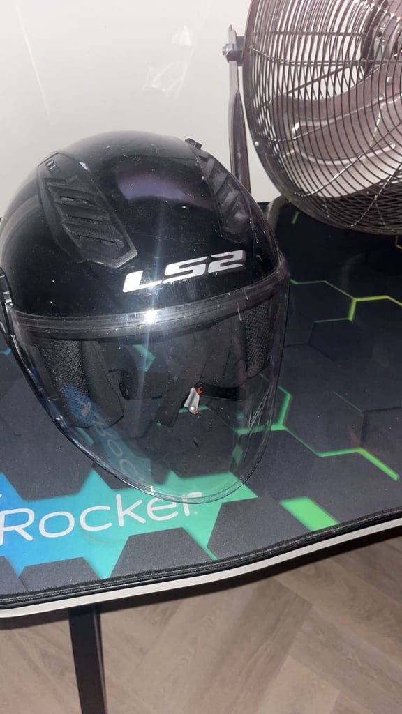 Ls2 airflow helmet half face with visor 