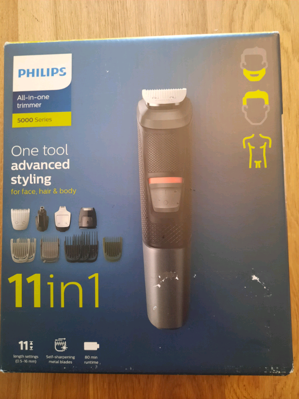 Phillips series 5000 11 in 1 multi grooming kit for beard, h