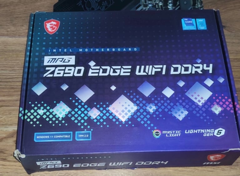 MSI Z690 MPG DDR4 Wifi motherboard 