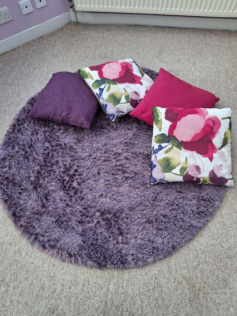 Rug and cushions