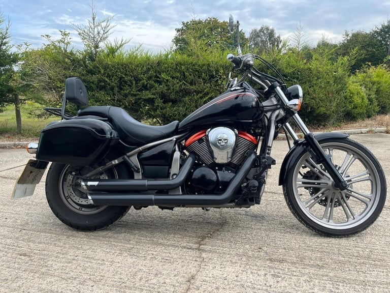 2012 12 KAWASAKI VN 900 C9f A CUSTOM CRUISER VN900 CU VANCE  HINES PANNIERS