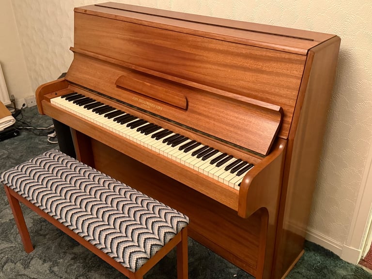 John Broadwood & Sons Upright Piano – Excellent Condition with Matching Bench