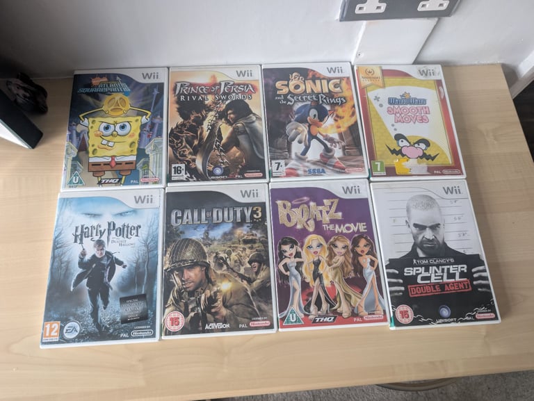 image for Nintendo Wii Game Bundle – 8 Complete Titles inc. WarioWare, Sonic & Call of Duty