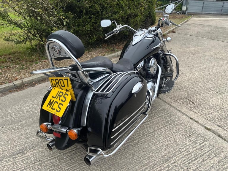 2007 07 KAWASAKI VN 1600 D6F CLASSIC TOURER CRUISER TOURING VN1600 BLACK