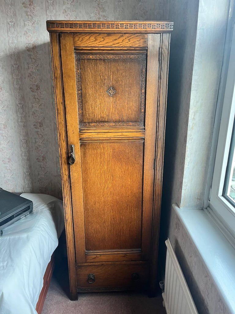 Small wooden wardrobe 