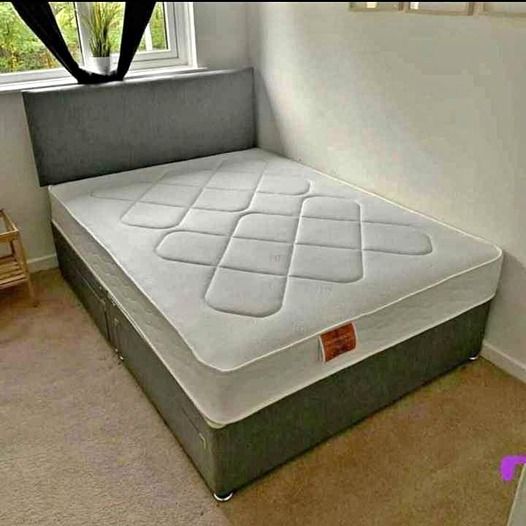 👍❤SMALL DOUBLE SIZE MATTRESS -SINGLE BED FRAME WITH MATTRESS