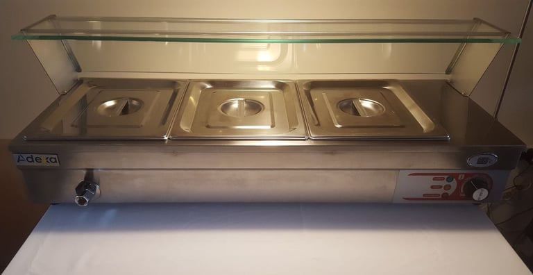 image for Bain Marie - Commercial Heated Display unit with glass surround (counter top)