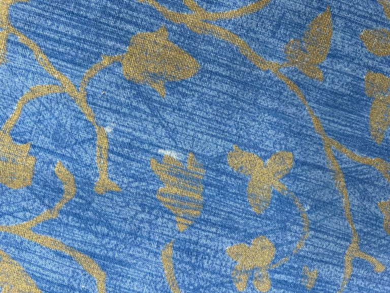 Beautiful curtains made from vintage Tricia Guild fabric 