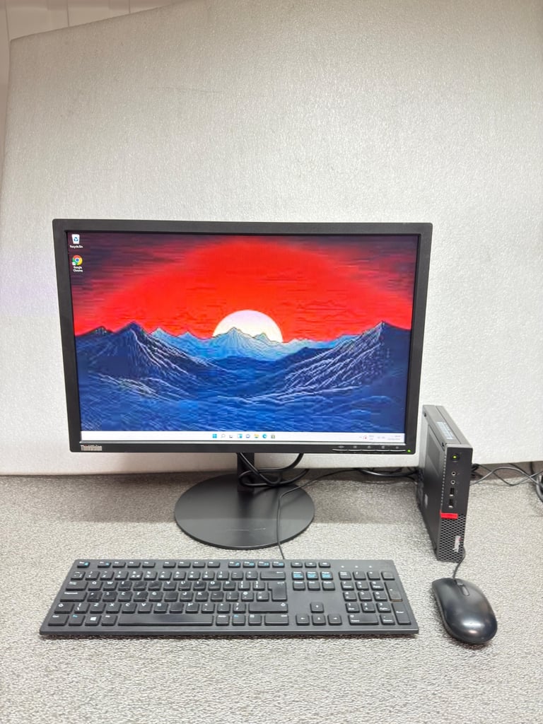 image for POWERFUL LENOVO MICRO PC INTEL I5 QUAD 16GB RAM 