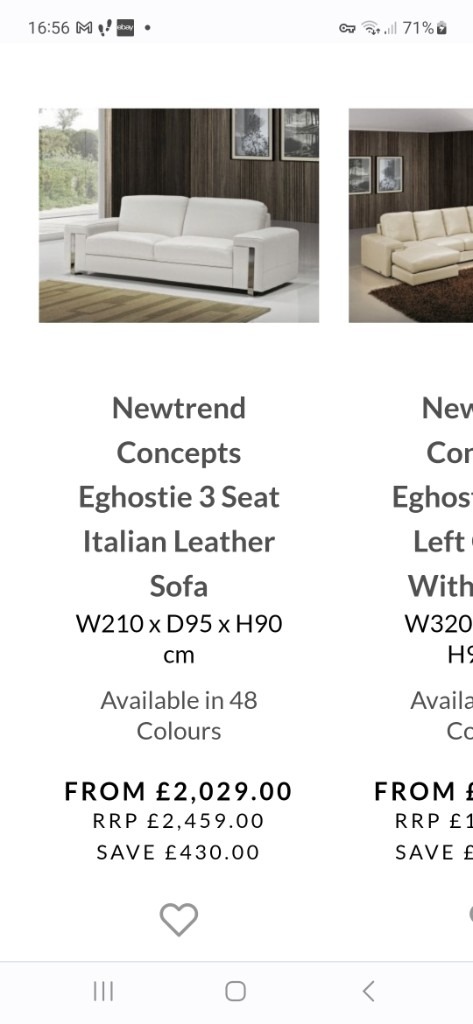 Luxury Designer Grey Textured Velvet 3 seater sofa, Made in Italy, (2 AVAILABLE) New Trend Concepts