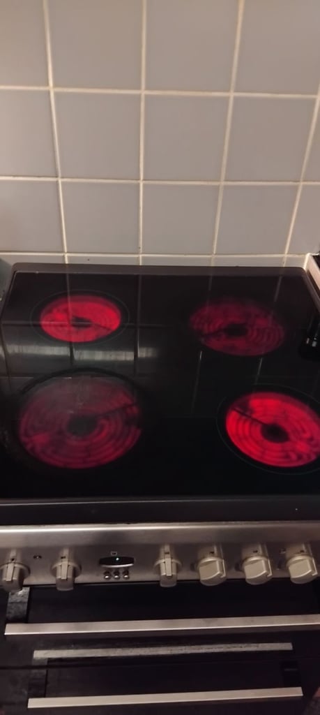 Indenst double fan oven