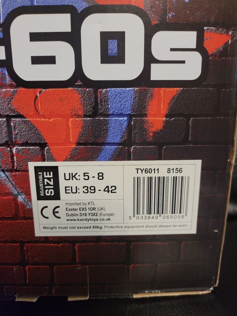 Brand new M.Y X-Skate QS-60s Adjustable Quad Skates Red-Black