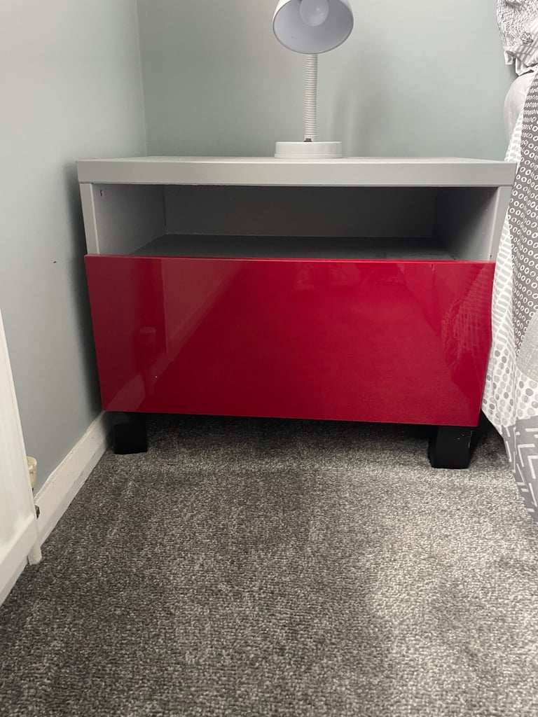 Tv stand and two bedside tables 