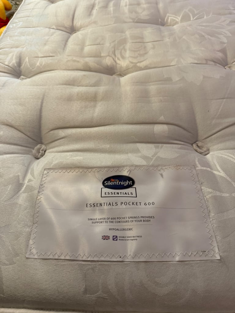 image for Bookcase single bed & Silent Night mattress 