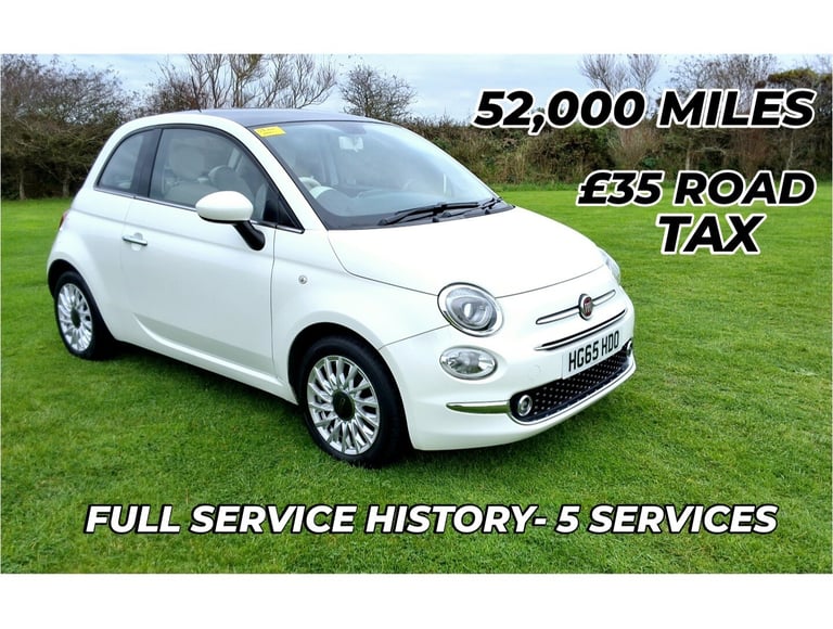 image for 2015 Fiat 500 1.2 Lounge 3dr HATCHBACK Petrol Manual
