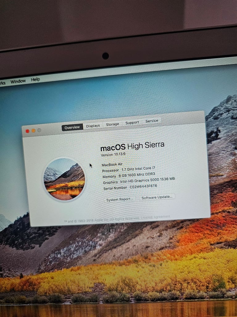 Apple macbook air 2011 