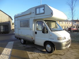 Hymer Champ 4 Berth 3 Seatbelts Overcab Bed 1996 Motorhome For Sale 