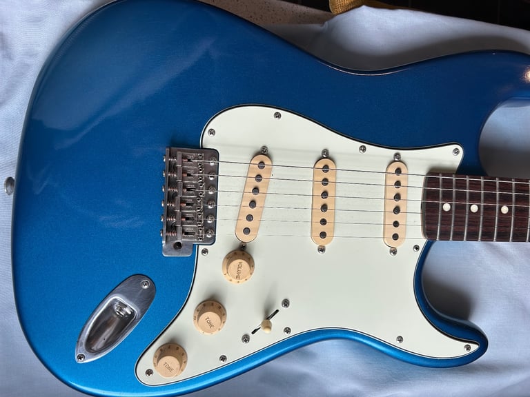 Custom Built Lake Placid Blue Stratocaster 