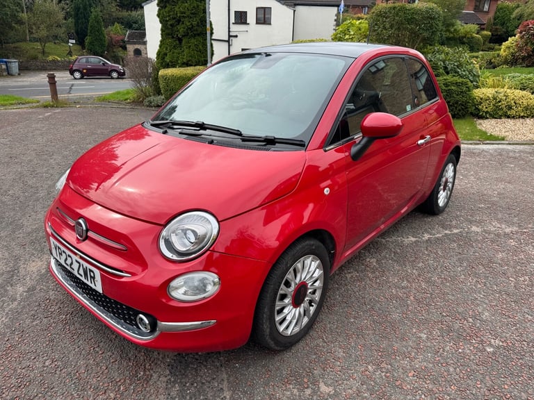 2022 Fiat 500 1.0 Mild Hybrid Red 3dr HATCHBACK Petrol Manual