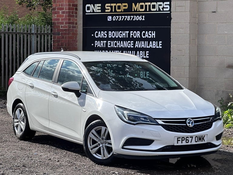2017 Vauxhall Astra 1.0i Turbo ecoTEC Tech Line Nav Sports Tourer Euro 6 (s/s) 5dr ESTATE Petrol ...