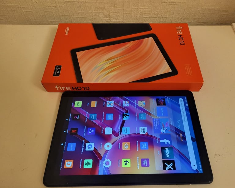 Amazon Fire HD 10 tablet.