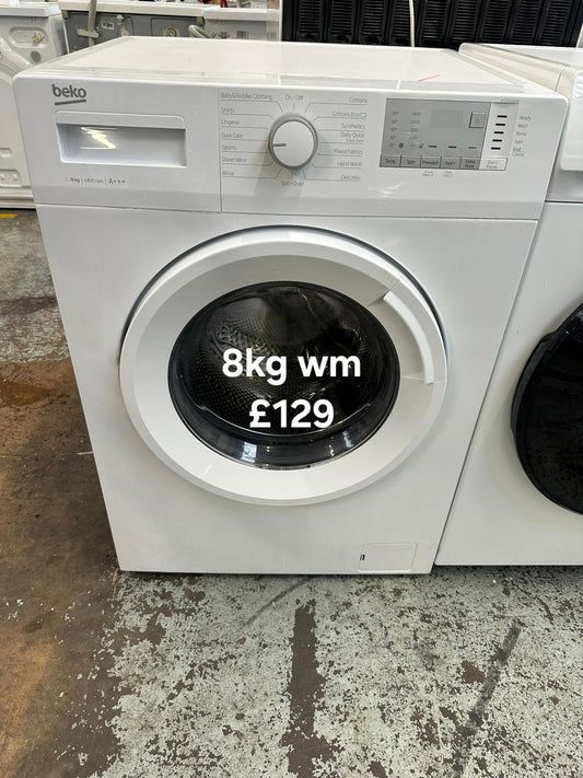 image for Beko 8kg washing machine 🌟 Free Delivery 🌟 120 Days Warranty 🌟 