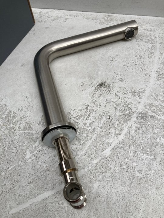 image for Bath taps deck mounted in brushed steel