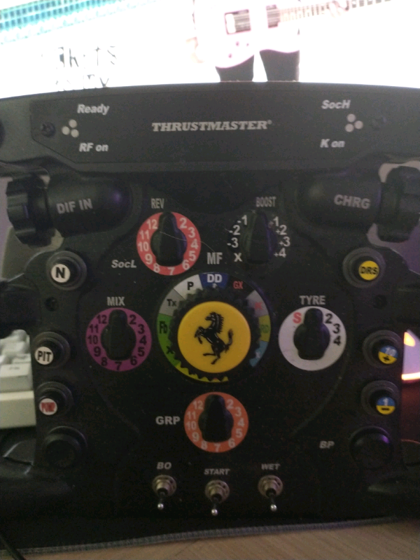 F1 Ferrari gaming steering wheel 