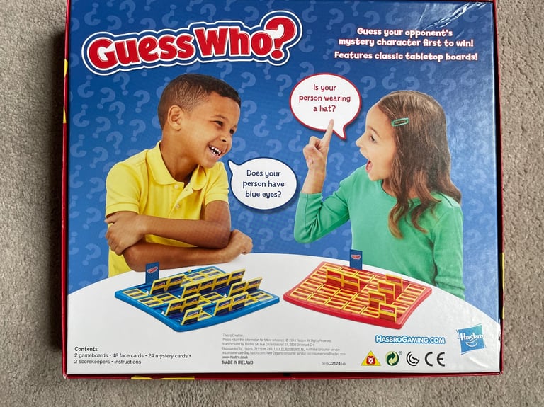 As new Hasbro Guess Who kids hame