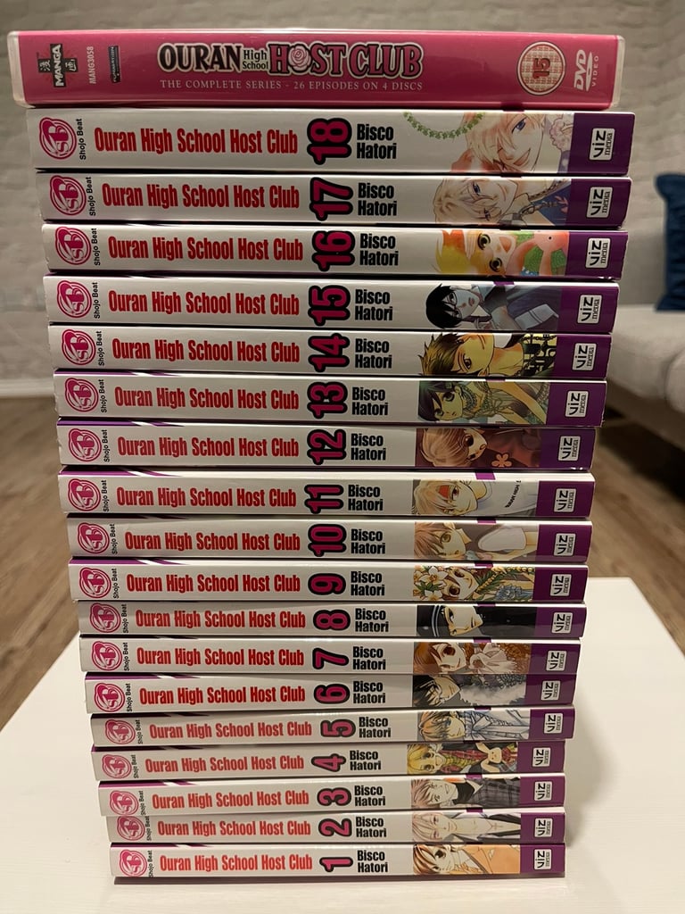 Ouran High School Host Club manga collection + anime DVD Box Set | in  Middleton, West Yorkshire | Gumtree