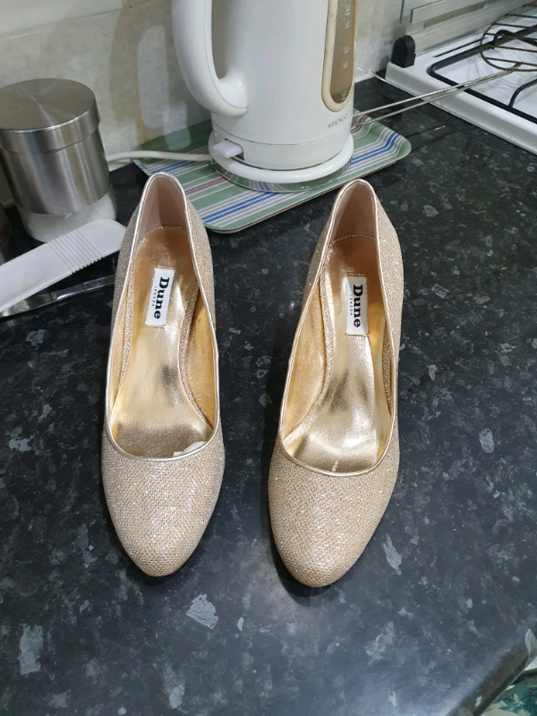 image for Ladies Dune Gold Heels