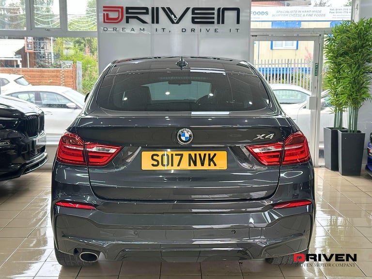 LOW MILES! BMW X4 XDRIVE 2.0 DIESEL M SPORT 2017 AUTO 5DR + FREE DELIVERY