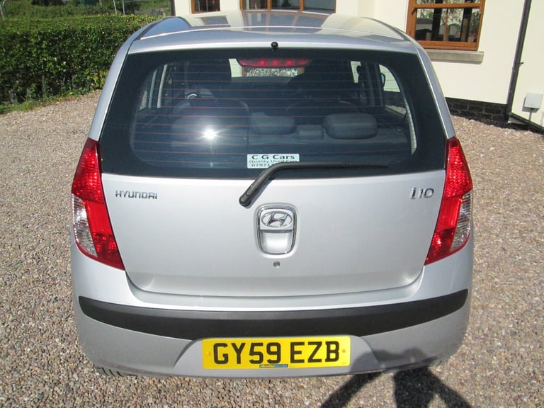 Hyundai i10 Classic. 2009. Silver. Just 12,000 miles. Service history. £35 tax. 