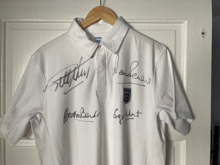 England World Cup 1966 Signed Shirt