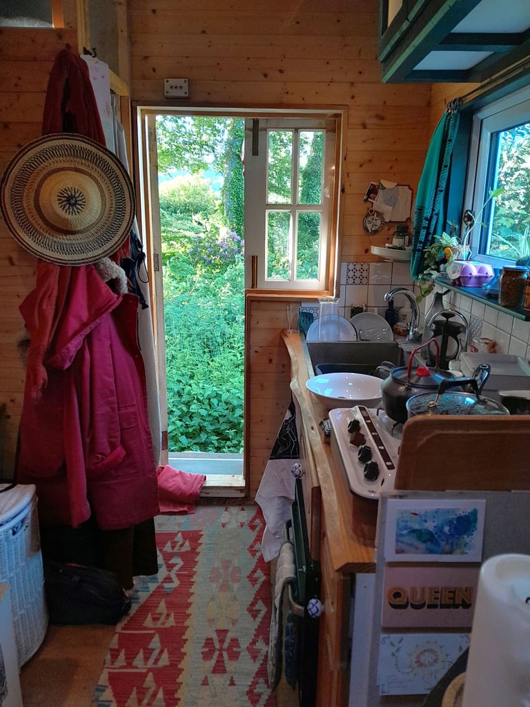 image for Off Grid Tiny House On Wheels / towable van conversion / shepherds hut Airbnb Project