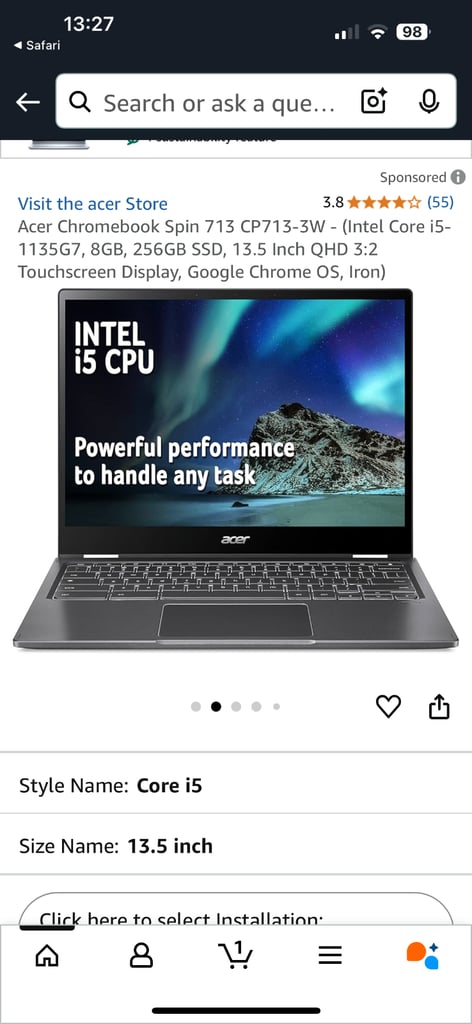 Acer Chromebook spin 713