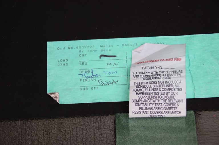 Saxon Chesterfield Armchairs + Footstool (UK Delivery)