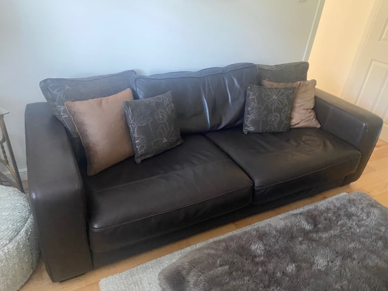 image for DFS Couch suite 4 seater with chair and footstool