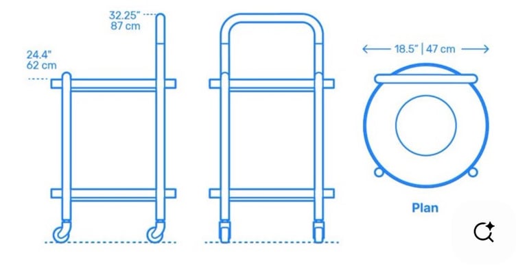 Colette x Ikea bar trolley 